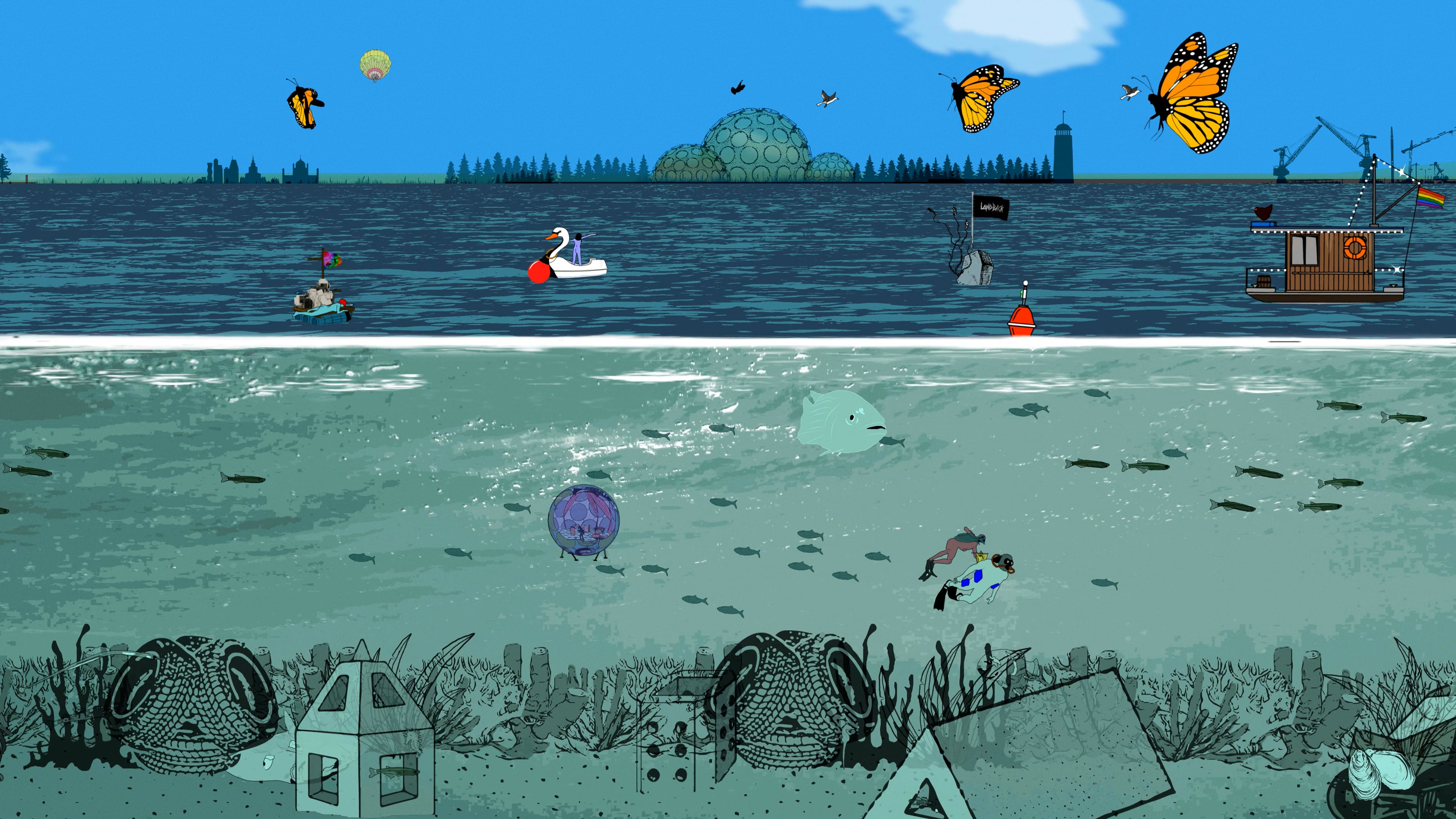 Does the River Flow Both Ways? (2022) - July daytime, Pt 1