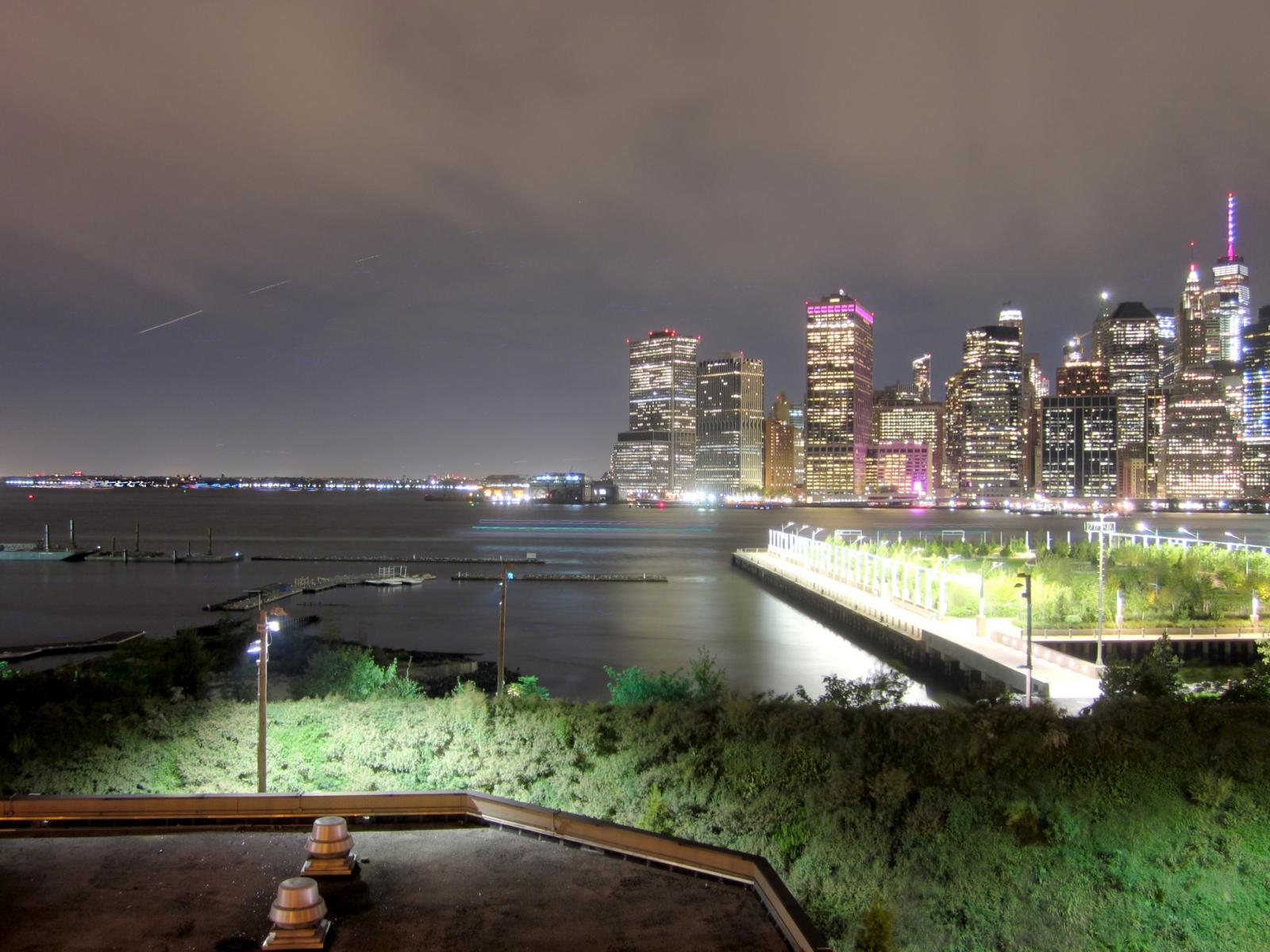 Southern Tip of Manhattan at Night